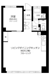 代官山東急アパートアネックス【2階】の間取り