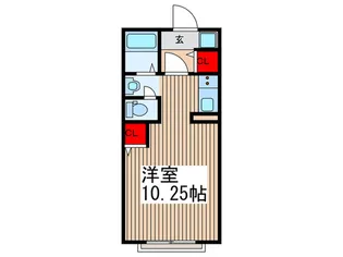 ルミエール川越【1階】の間取り