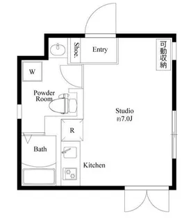 CERES北千住【5階】の間取り