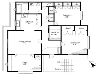 NMテラスハウス【1階】の間取り