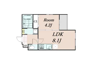 ベラジオレガシー西洞院松原【5階】の間取り