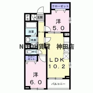 Iremo【4階】の間取り