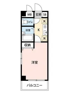 マイナビSTAYミライエ新橋5丁目(エクセレント新橋)【6階】の間取り