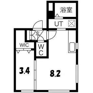 Grande北円山【4階】の間取り