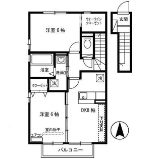チェリーフィールズ【2階】の間取り