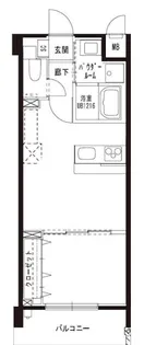 CASAS GARDEN【3階】の間取り