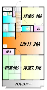グランシャリオ【2階】の間取り