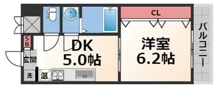 新深江池田マンション【8階】の間取り