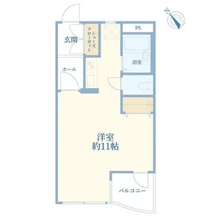 エスプラナード中目黒一番館【3階】の間取り