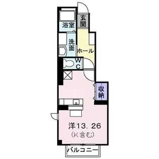 フローラルハイツIII【1階】の間取り