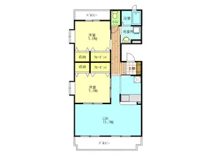 K&K【3階】の間取り