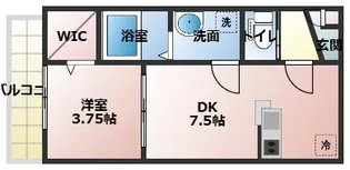 AJ津田沼southII【2階】の間取り