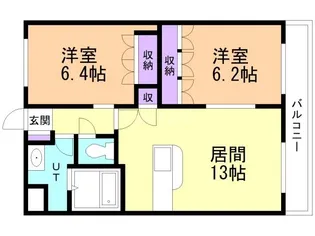 プランドールヒルズ【3階】の間取り