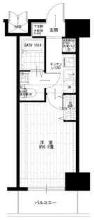 ピュアシティ子安通【5階】の間取り