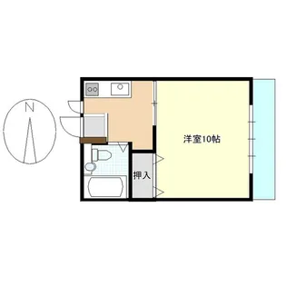 コンフォートサトウ【1階】の間取り