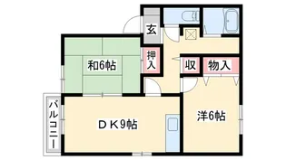 リバーコート【2階】の間取り