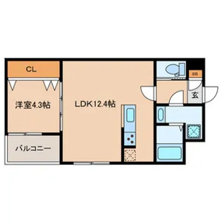 Biotop【1階】の間取り