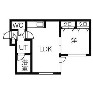 エクセル医大前【1階】の間取り