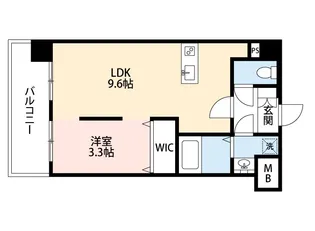 QREST熊大病院前【7階】の間取り