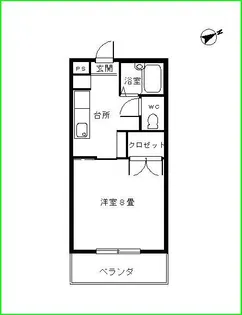 エムズ郡山II【2階】の間取り