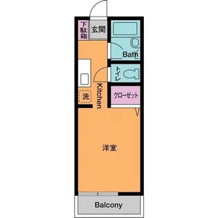 サニーハイツHASE【1階】の間取り