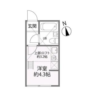 R STYLE竹ノ塚 1st【2階】の間取り