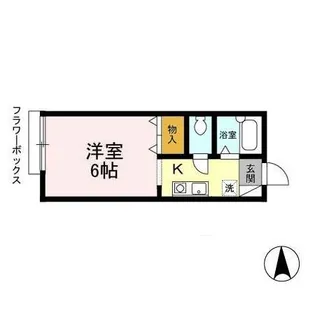 ハミングサイド【1階】の間取り