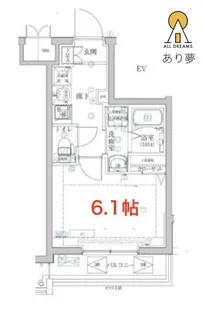 ベルシード横濱ウエストIV【3階】の間取り