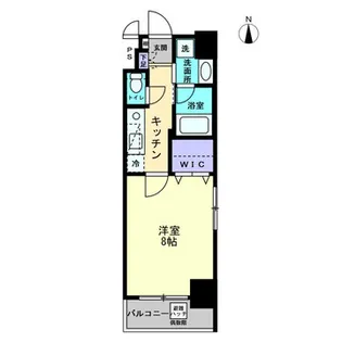 アルファレガロ南中央町【5階】の間取り