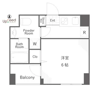 ブライズ高田馬場【3階】の間取り