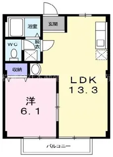 NEW CITY 静波【2階】の間取り