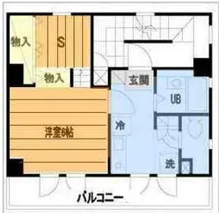 ソレイユ関口【6階】の間取り