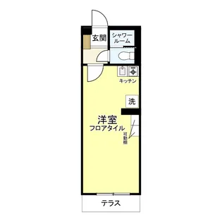土屋コーポ【1階】の間取り