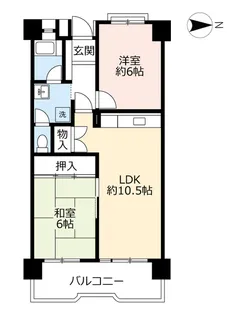 URポートアイランド【7階】の間取り