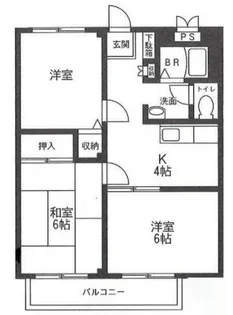 STメゾン相模原【2階】の間取り