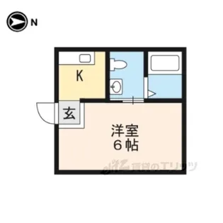 アルティ西野山【2階】の間取り