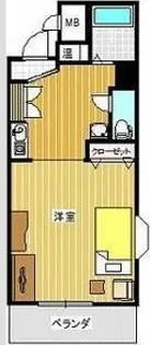ノーブルハウス吉田【4階】の間取り