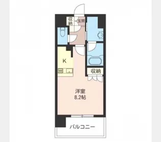 オーキッドレジデンス品川【7階】の間取り
