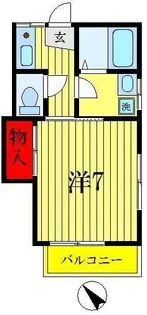 ドルチェ光陽【1階】の間取り