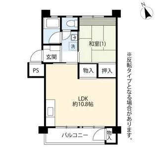 UR清瀬旭が丘【5階】の間取り