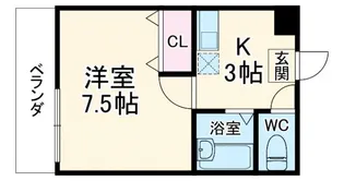CBドリーム関山III【3階】の間取り