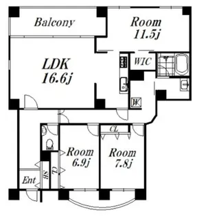宮前ヴィレッジ【1階】の間取り