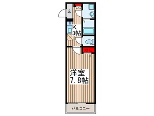 ナビコ-ト大宮【3階】の間取り