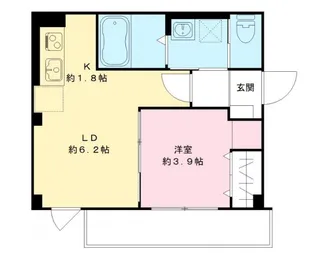 ラ フェリーチェ【2階】の間取り