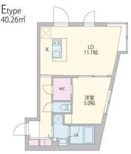 クーカイ・テラス元代々木【1階】の間取り