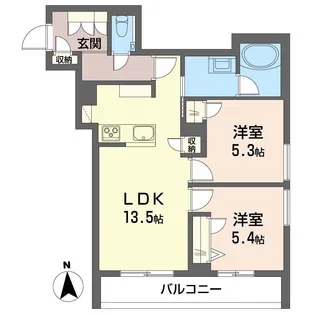 コート ボヌール【2階】の間取り