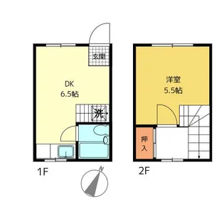 四谷ハウス【1階】の間取り