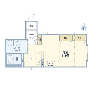 ボヌール鷹番【2階】の間取り