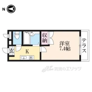 ハッピートゥルー【2階】の間取り