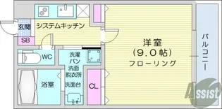 sky terrace marusho【6階】の間取り